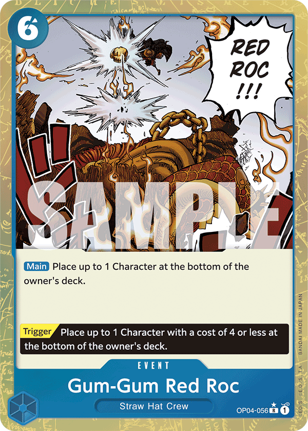 Gum-Gum Red Roc - One Piece Card Game - MoxLand
