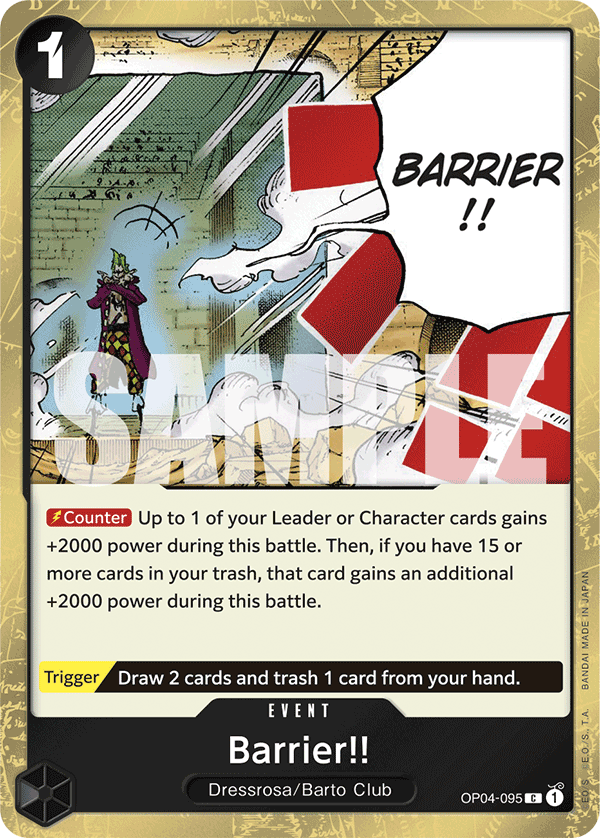 Barrier!! - One Piece Card Game - MoxLand