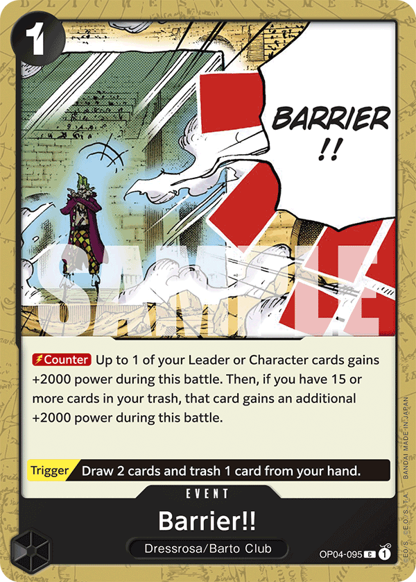 Barrier!! - One Piece Card Game - MoxLand