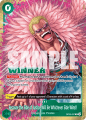 Because the Side of Justice Will Be Whichever Side Wins!! - One Piece Card Game - MoxLand