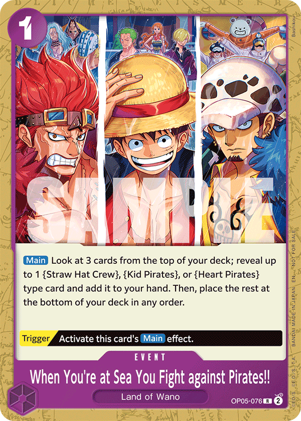 When You're at Sea You Fight against Pirates!! - One Piece Card Game - MoxLand