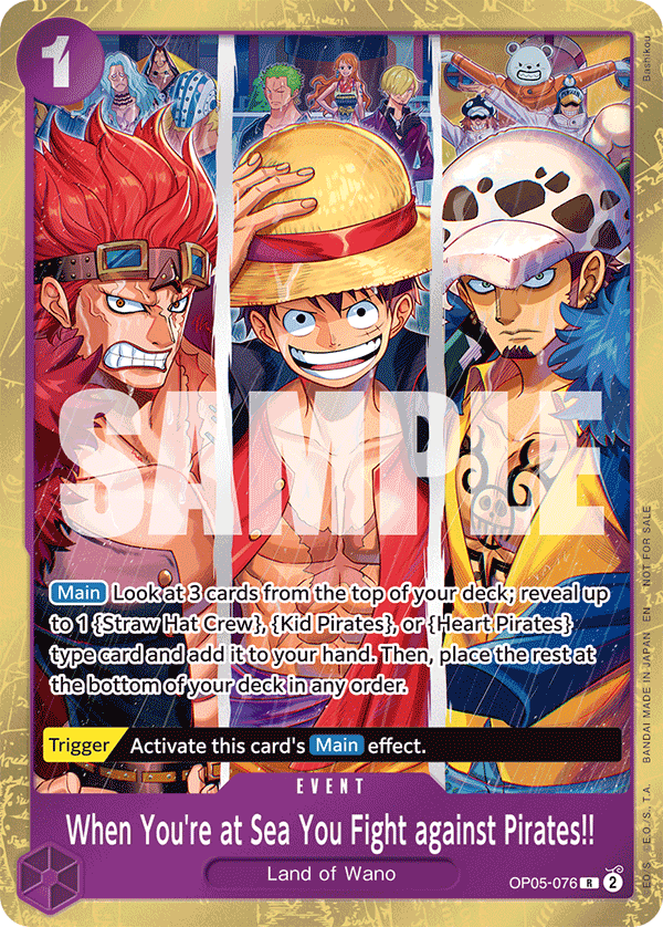 When You're at Sea You Fight against Pirates!! - One Piece Card Game - MoxLand