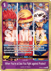 When You're at Sea You Fight against Pirates!! - One Piece Card Game - MoxLand