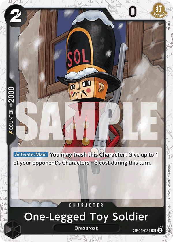 One-Legged Toy Soldier - One Piece Card Game - MoxLand