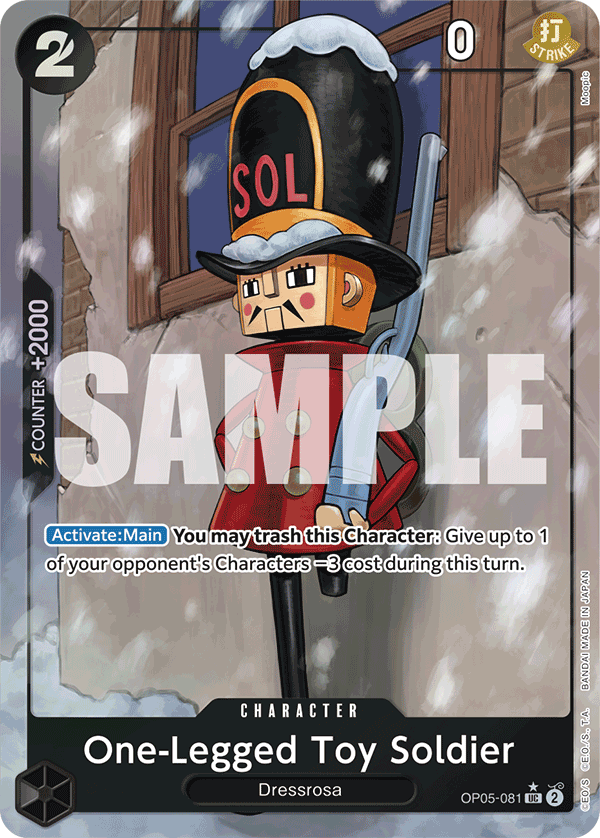 One-Legged Toy Soldier - One Piece Card Game - MoxLand