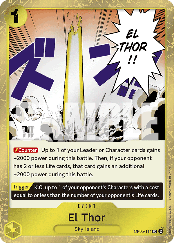 El Thor - One Piece Card Game - MoxLand