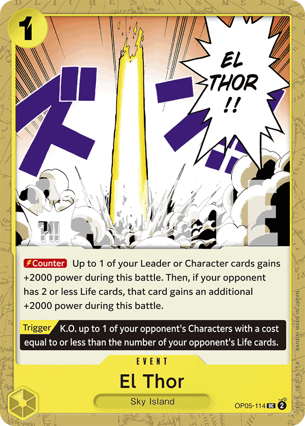 El Thor - One Piece Card Game - MoxLand