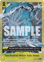 Two-Hundred Million Volts Amaru - One Piece Card Game - MoxLand
