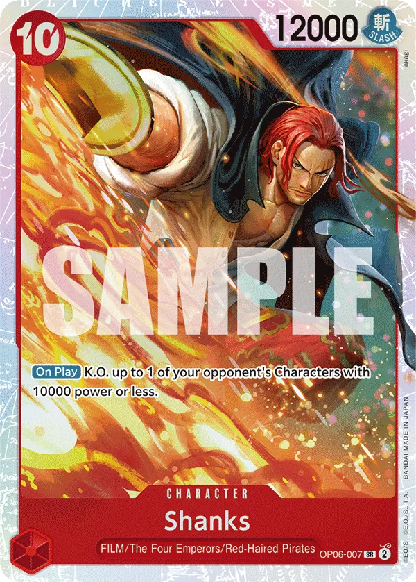 Shanks - ONE PIECE CARD GAME - MoxLand