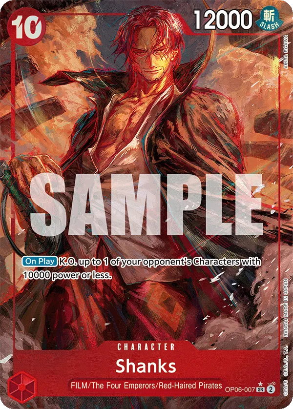 Shanks - ONE PIECE CARD GAME - MoxLand