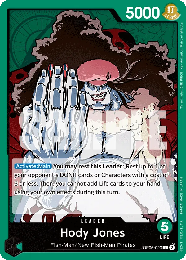 Hody Jones - ONE PIECE CARD GAME - MoxLand