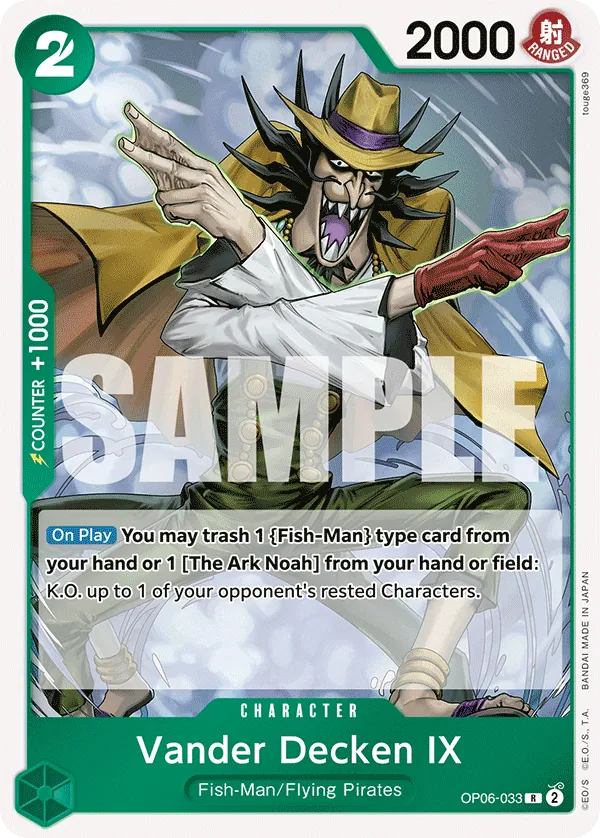 Vander Decken IX - ONE PIECE CARD GAME - MoxLand