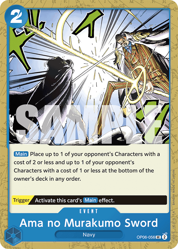 Ama no Murakumo Sword - One Piece Card Game - MoxLand