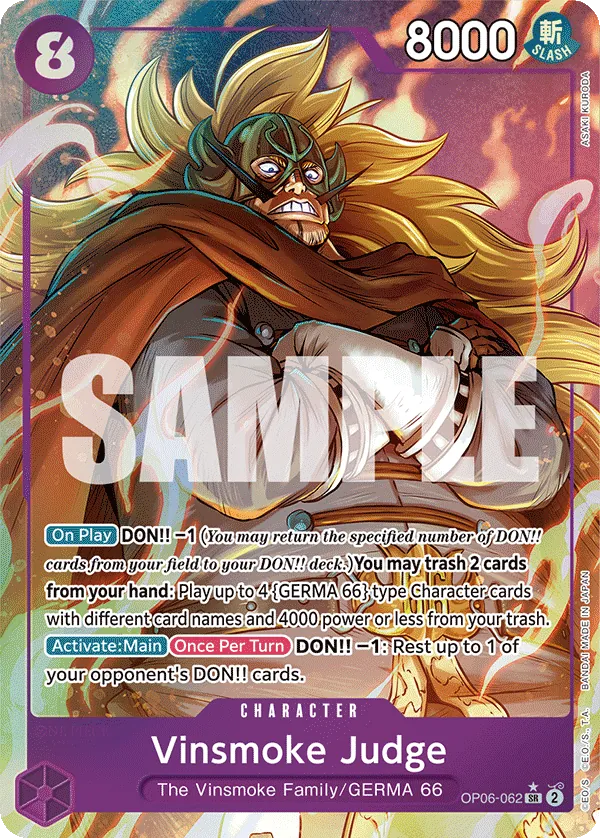 Vinsmoke Judge - ONE PIECE CARD GAME - MoxLand