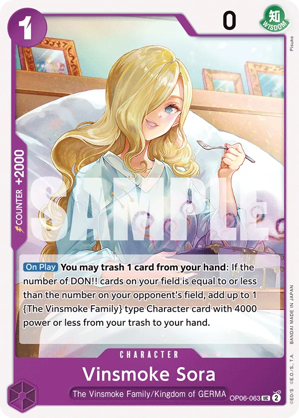 Vinsmoke Sora - ONE PIECE CARD GAME - MoxLand