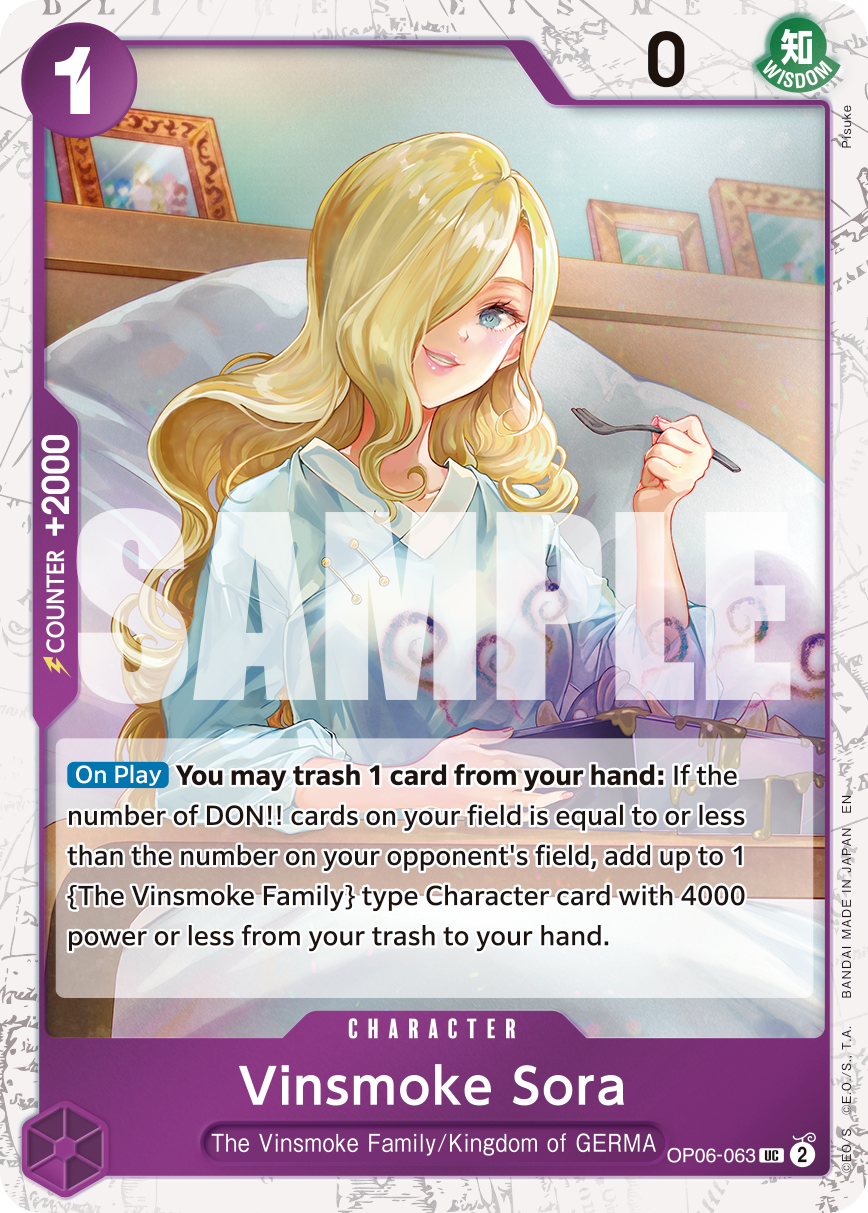 Vinsmoke Sora - One Piece Card Game - MoxLand