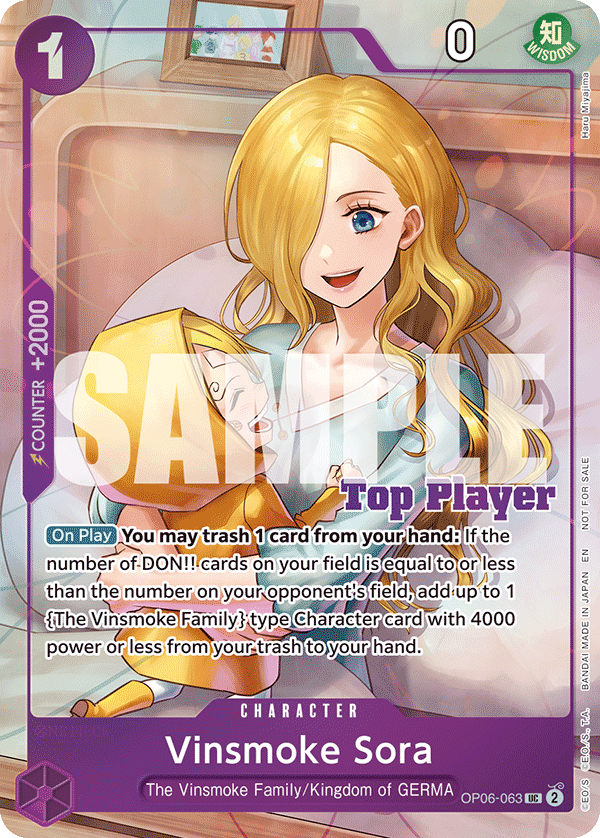 Vinsmoke Sora - One Piece Card Game - MoxLand