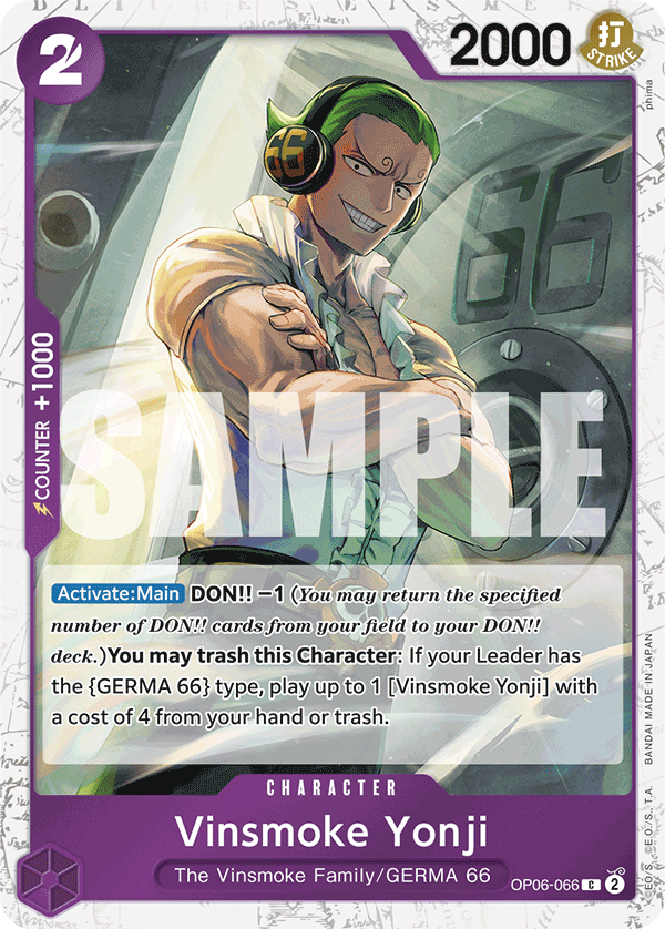 Vinsmoke Yonji - One Piece Card Game - MoxLand