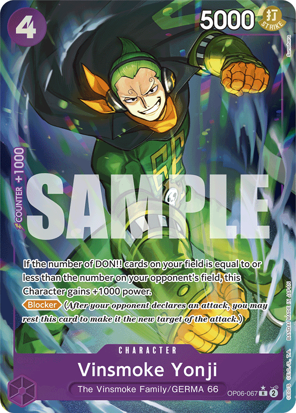 Vinsmoke Yonji - One Piece Card Game - MoxLand