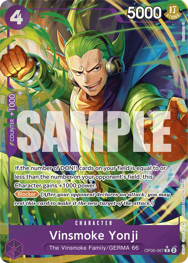 Vinsmoke Yonji - One Piece Card Game - MoxLand