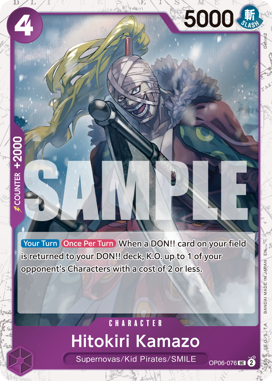 Hitokiri Kamazo - One Piece Card Game - MoxLand