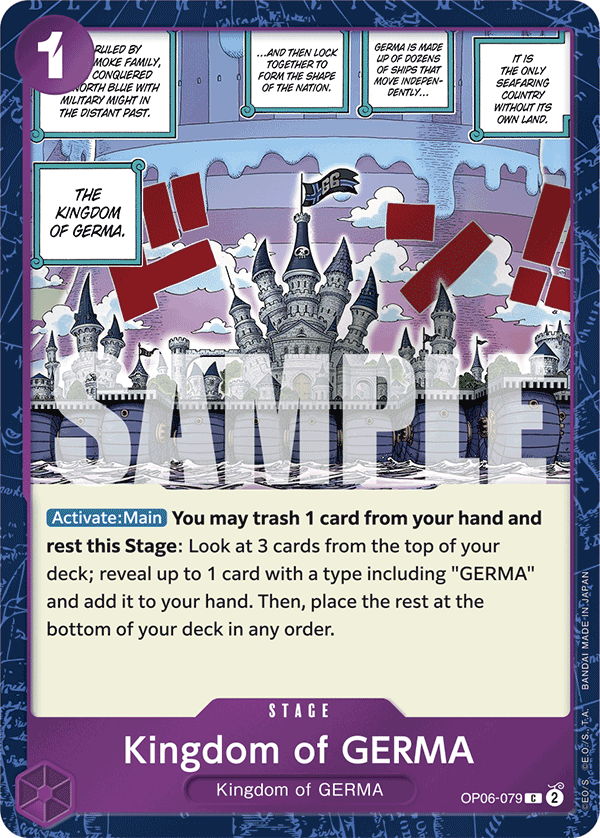 Kingdom of GERMA - One Piece Card Game - MoxLand