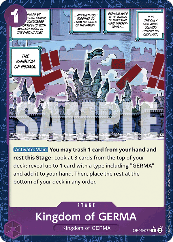 Kingdom of GERMA - One Piece Card Game - MoxLand