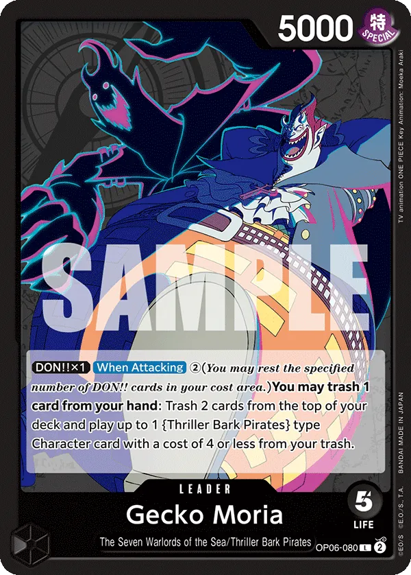 Gecko Moria - ONE PIECE CARD GAME - MoxLand