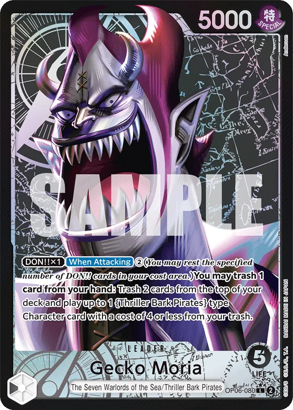 Gecko Moria - ONE PIECE CARD GAME - MoxLand