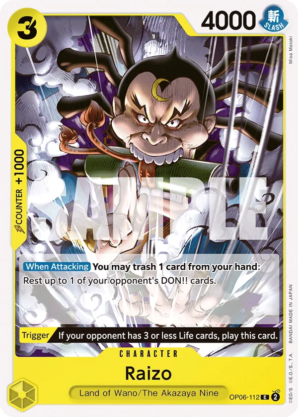 Raizo - ONE PIECE CARD GAME - MoxLand