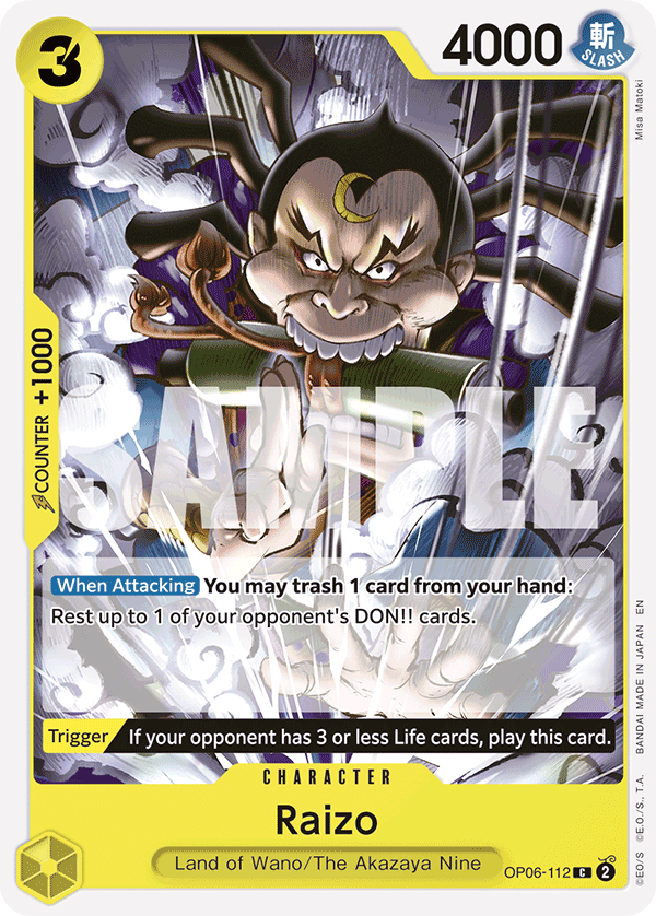 Raizo - One Piece Card Game - MoxLand