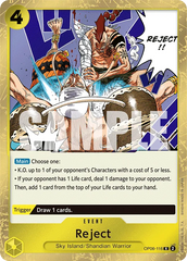 Reject - ONE PIECE CARD GAME - MoxLand