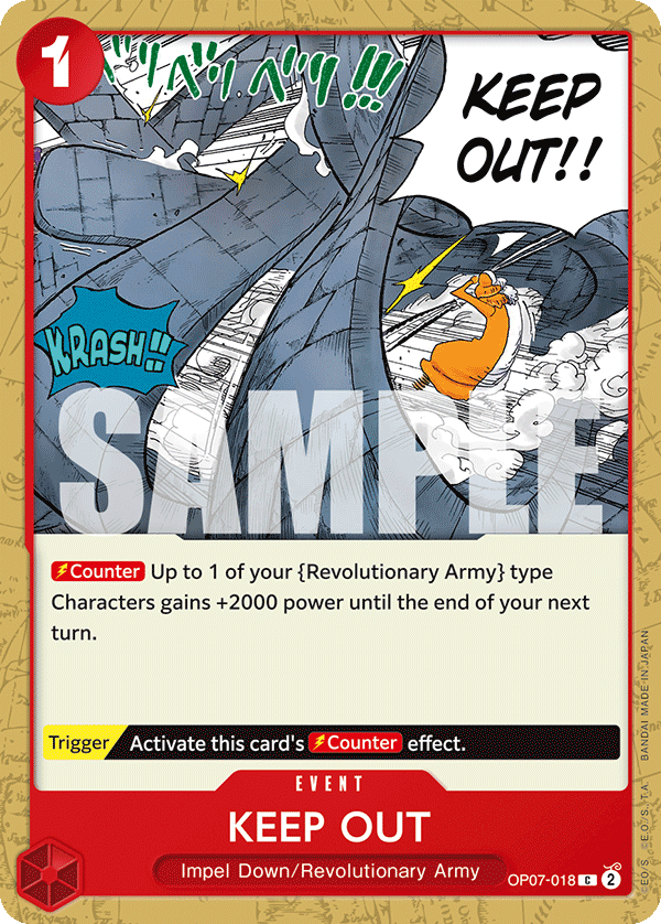 KEEP OUT - ONE PIECE CARD GAME - MoxLand