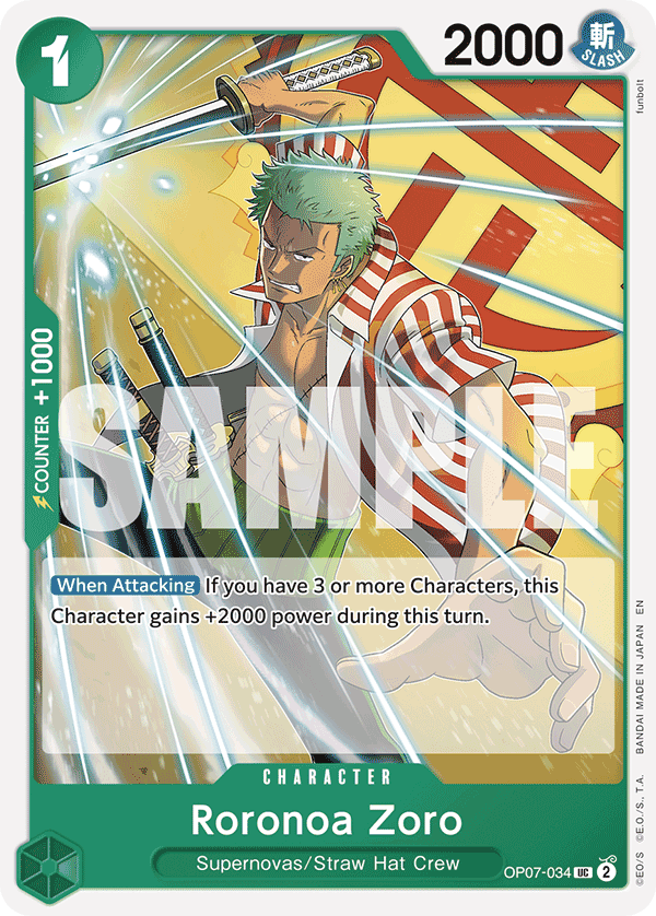 Roronoa Zoro - One Piece Card Game - MoxLand