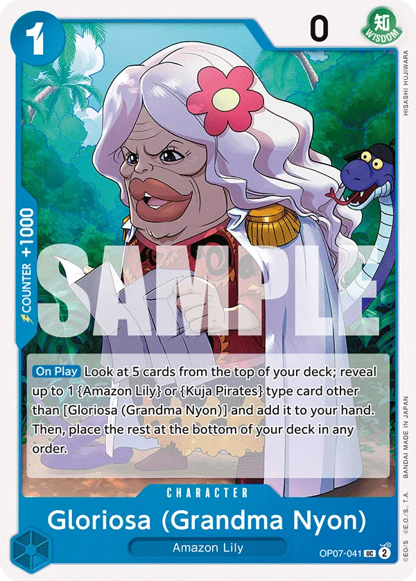 Gloriosa (Grandma Nyon) - ONE PIECE CARD GAME - MoxLand