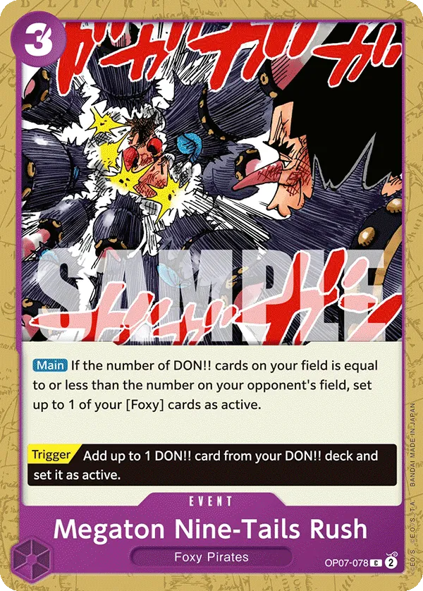 Megaton Nine-Tails Rush - ONE PIECE CARD GAME - MoxLand