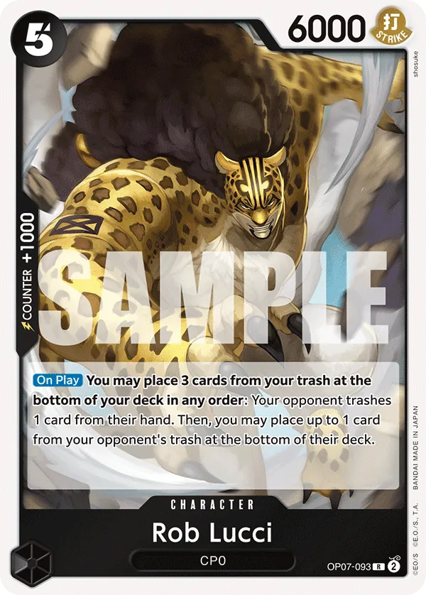 Rob Lucci - ONE PIECE CARD GAME - MoxLand