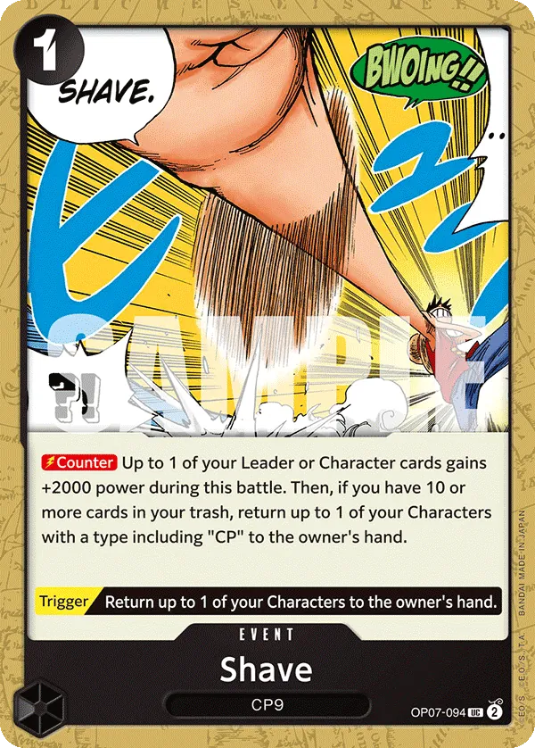 Shave - ONE PIECE CARD GAME - MoxLand