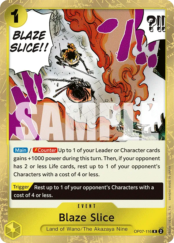 Blaze Slice - ONE PIECE CARD GAME - MoxLand