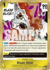 Blaze Slice - ONE PIECE CARD GAME - MoxLand