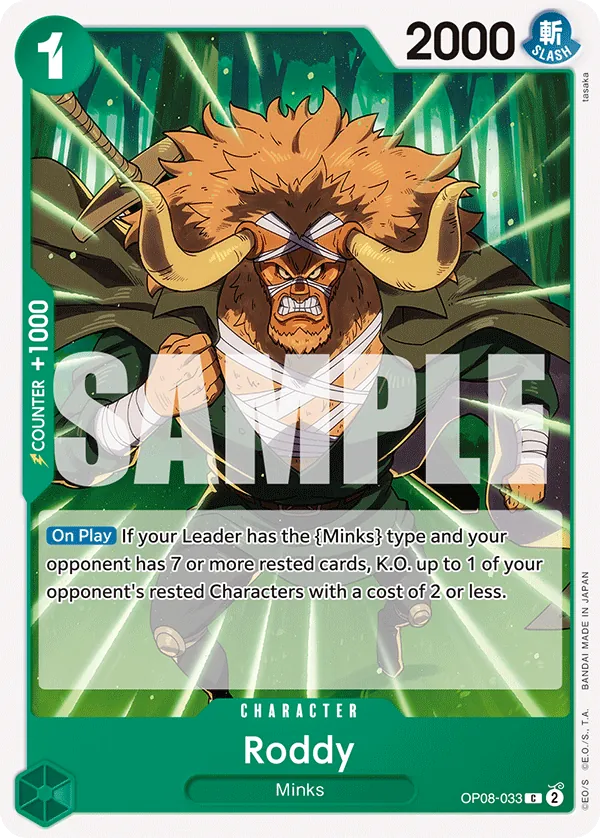 Roddy - ONE PIECE CARD GAME - MoxLand