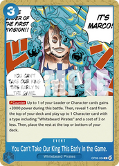 You Can't Take Our King This Early in the Game. - ONE PIECE CARD GAME - MoxLand