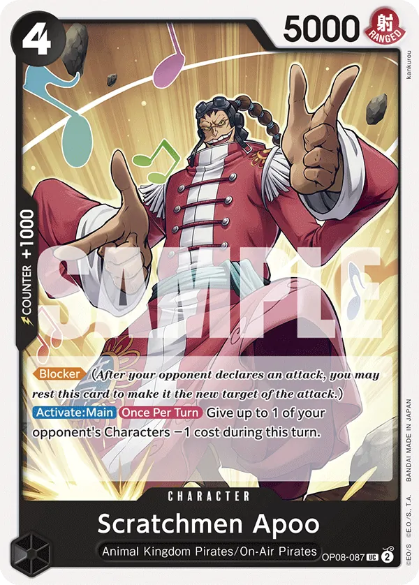 Scratchmen Apoo - ONE PIECE CARD GAME - MoxLand