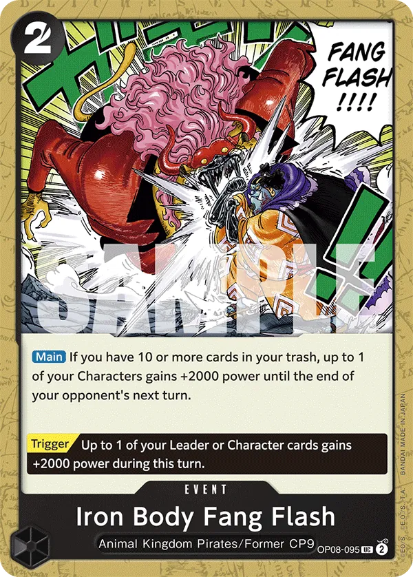 Iron Body Fang Flash - ONE PIECE CARD GAME - MoxLand