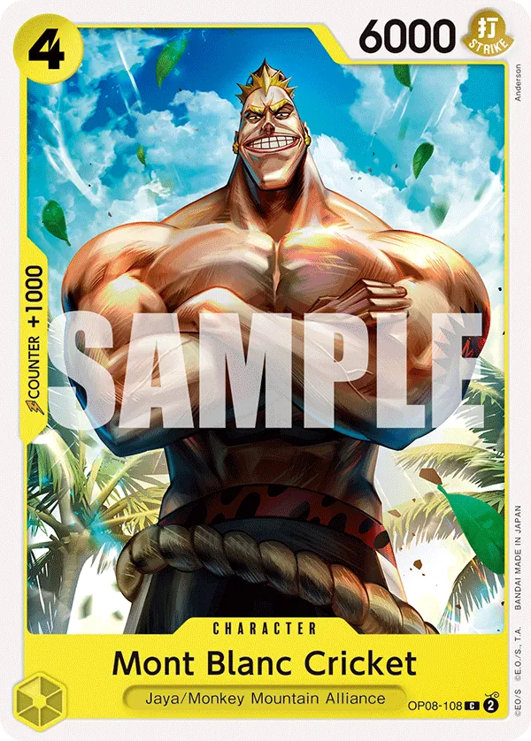 Mont Blanc Cricket - ONE PIECE CARD GAME - MoxLand