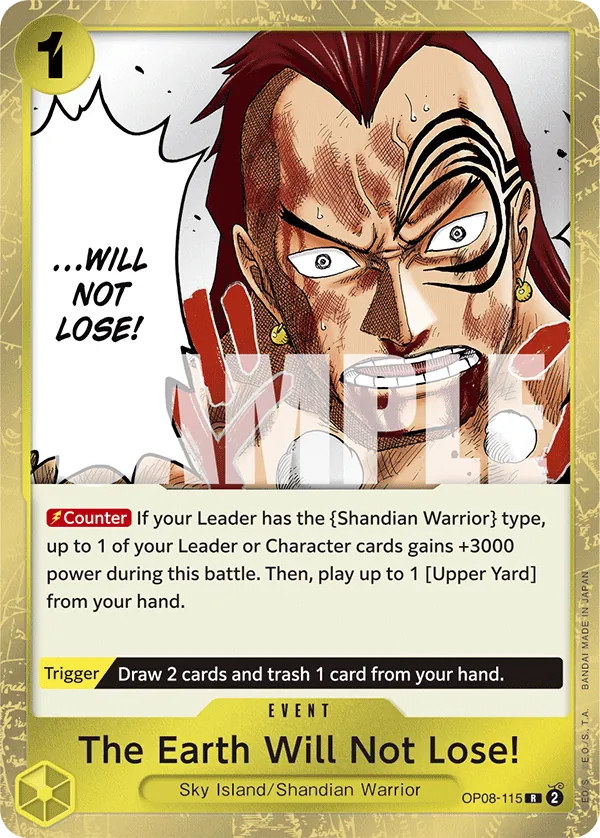 The Earth Will Not Lose! - ONE PIECE CARD GAME - MoxLand