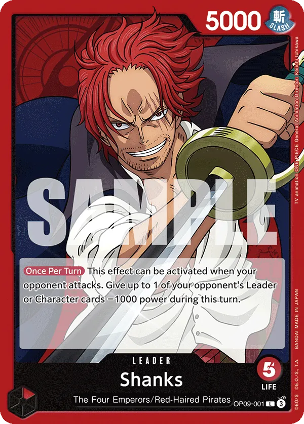 Shanks - ONE PIECE CARD GAME - MoxLand