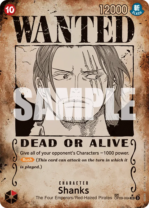 Shanks - ONE PIECE CARD GAME - MoxLand