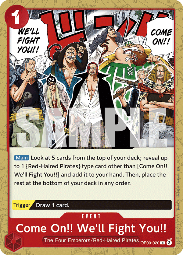Come On!! We'll Fight You!! - One Piece Card Game - MoxLand