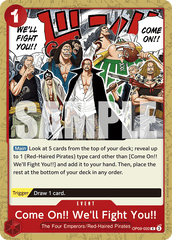 Come On!! We'll Fight You!! - One Piece Card Game - MoxLand